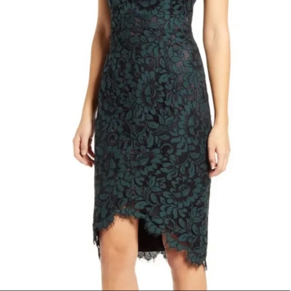 Eliza J Tulip Hem Lace Dress - Picture 2 of 16